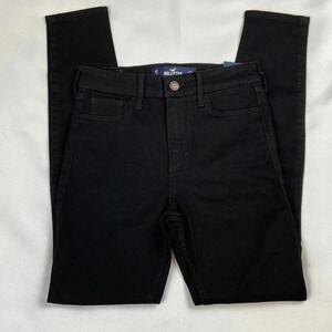 NWT Hollister High -Rise Super Skinny Black Jean Size 24